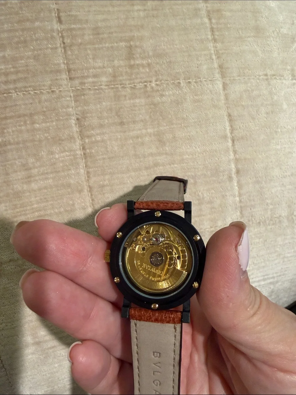 Bvlgari carbon gold limited edition 33mm automatic watch new in box